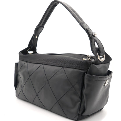 Black Canvas Paris-Biarritz Shoulder Bag