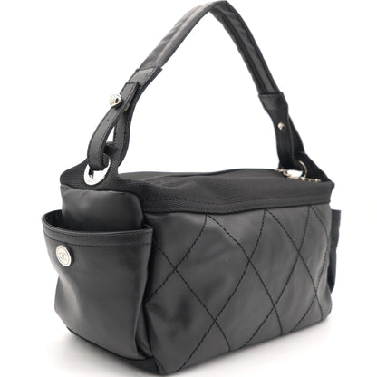 Black Canvas Paris-Biarritz Shoulder Bag