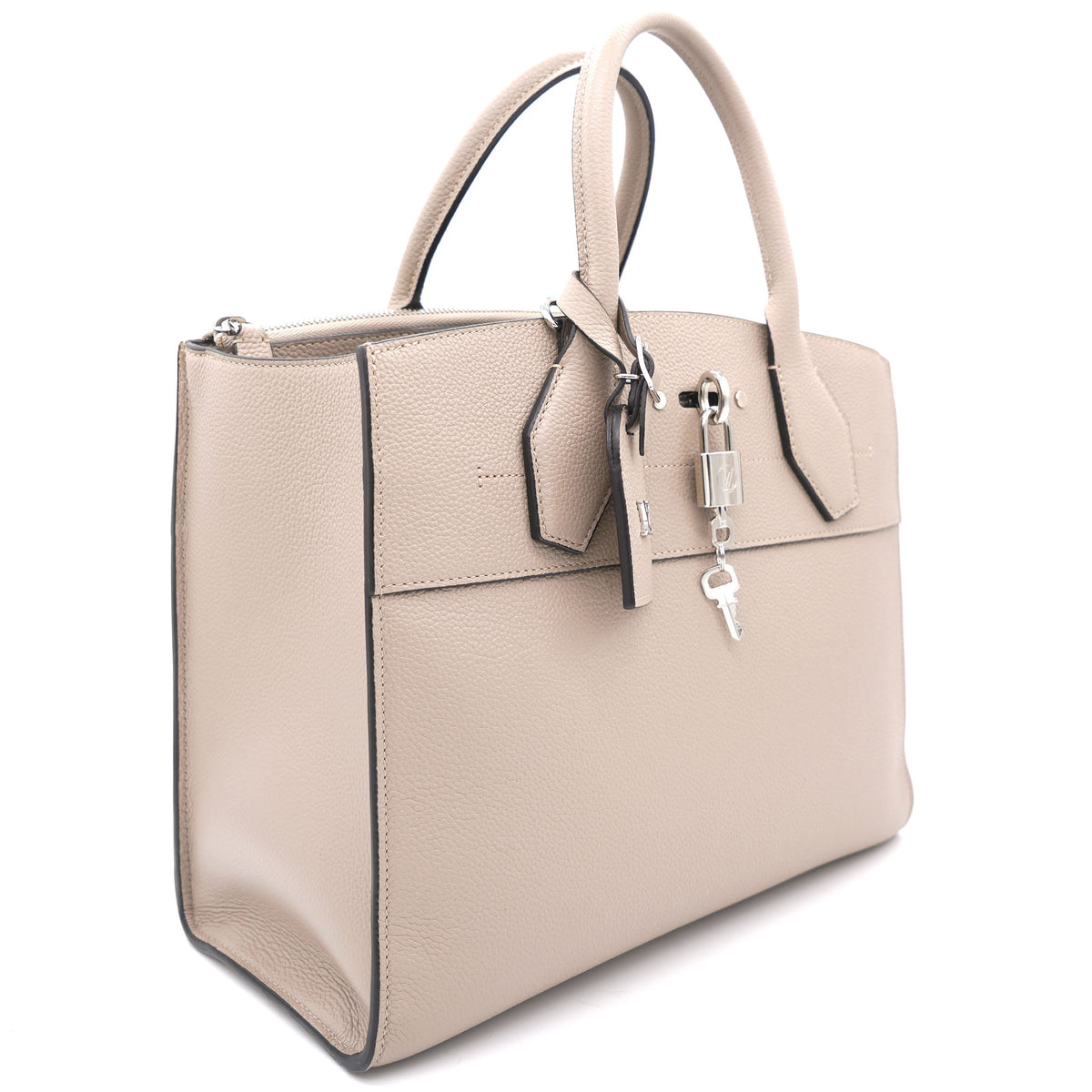 Louis-vuitton Galet Leather City Steamer MM Bag