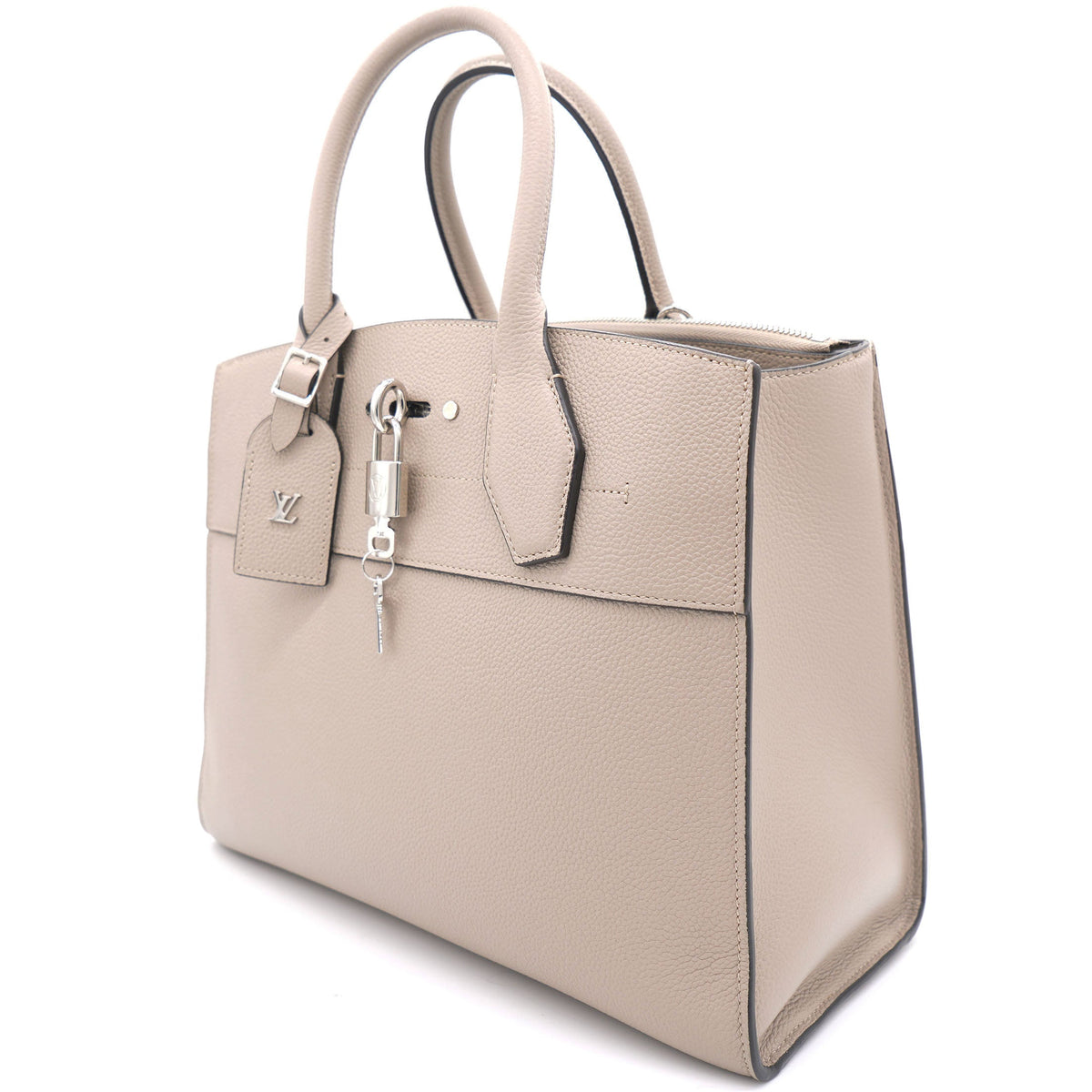 Louis-vuitton Galet Leather City Steamer MM Bag
