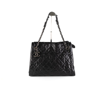 Chanel Caviar Crave Leather Tote Black