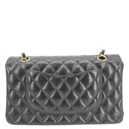 Chanel Classic Double Flap Quilted Leather Crossbody Bag Black