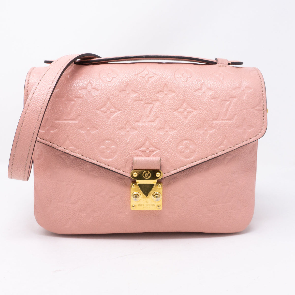 Louis-vuitton Pochette Metis Monogram Empreinte Rose Poudre