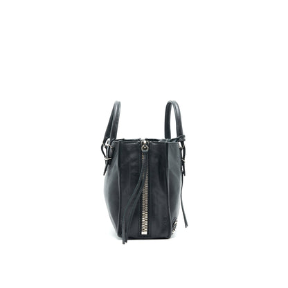 Balenciaga PAPIER A4 CLASSIC STUDS BAG LEATHER BLACK