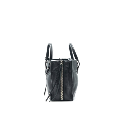 Balenciaga PAPIER A4 CLASSIC STUDS BAG LEATHER BLACK
