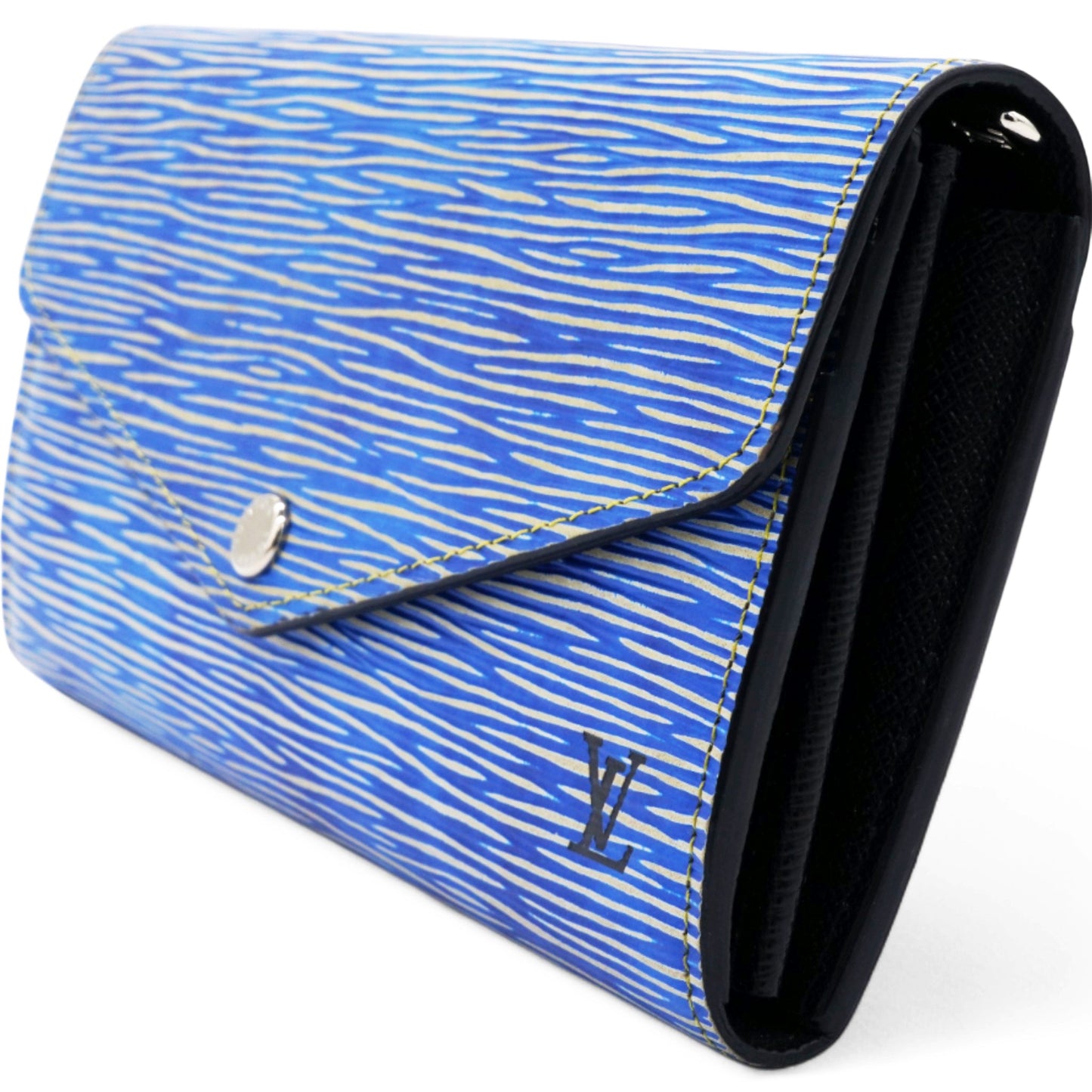 Louis-vuitton Epi Sarah Wallet NM Denim Light