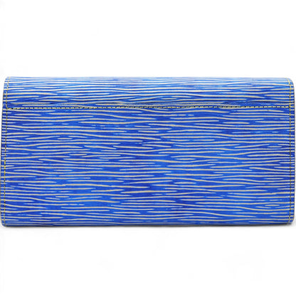 Louis-vuitton Epi Sarah Wallet NM Denim Light