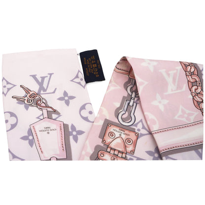 Louis-vuitton Silk Monogram Confidential Bandeau Light Pink