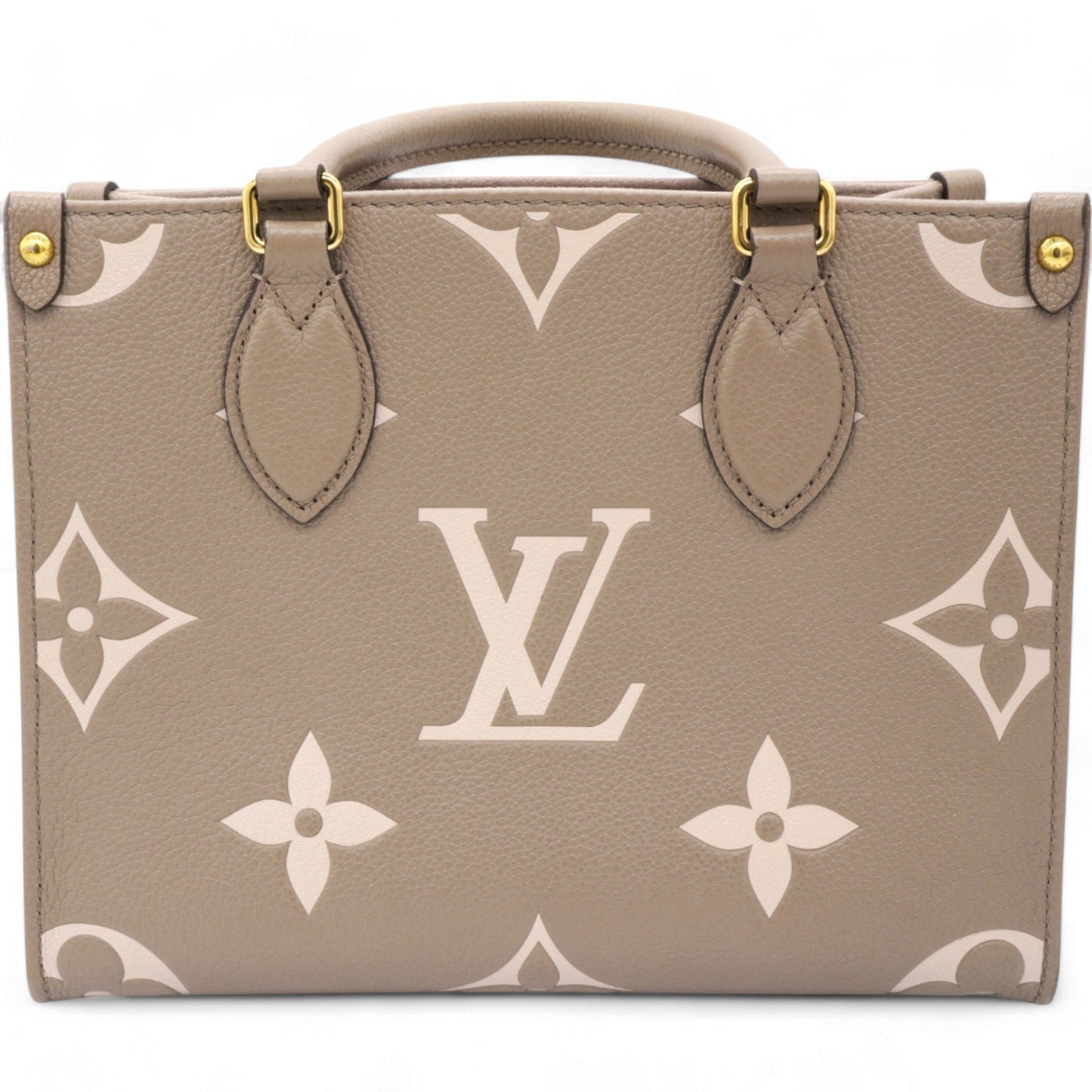 Louis-vuitton Empreinte Monogram Giant Onthego PM Tourterelle Creme Beige