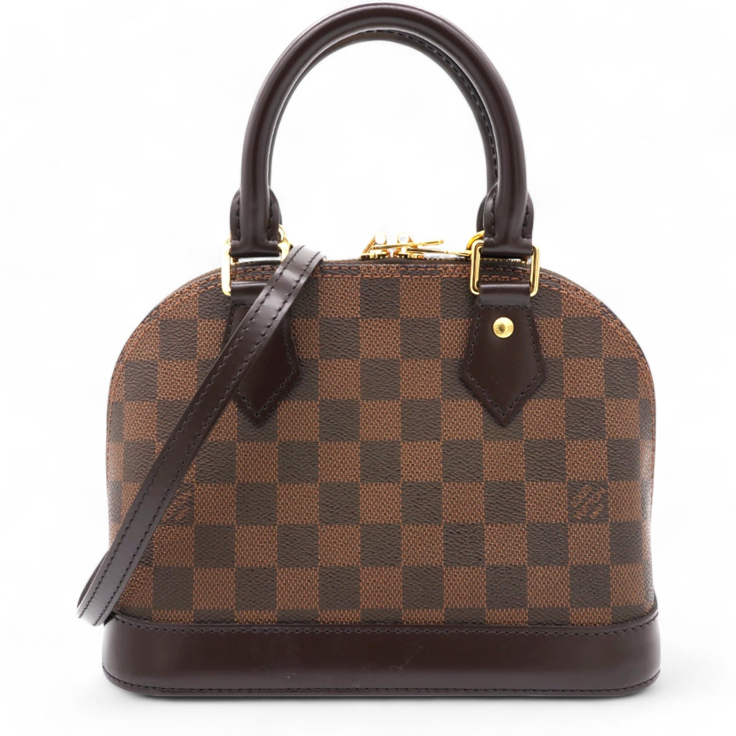 Louis-vuitton Damier Ebene Alma BB Brown