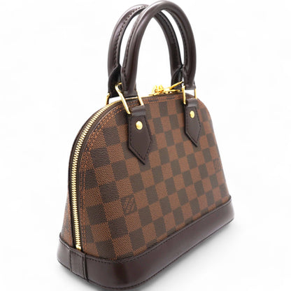 Louis-vuitton Damier Ebene Alma BB Brown