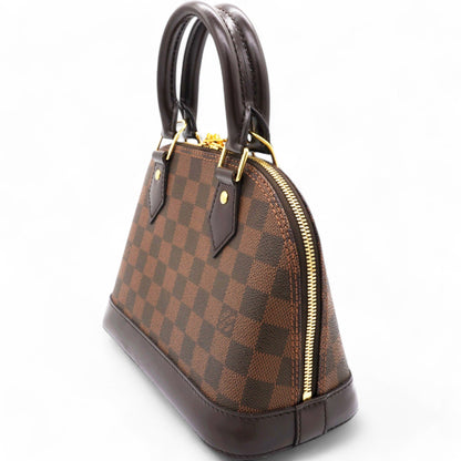 Louis-vuitton Damier Ebene Alma BB Brown