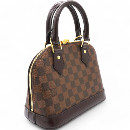 Louis-vuitton Damier Ebene Alma BB Brown