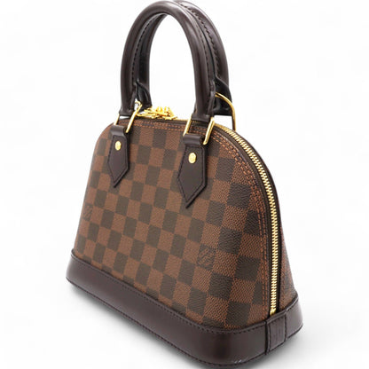 Louis-vuitton Damier Ebene Alma BB Brown