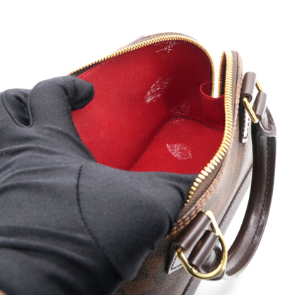 Louis-vuitton Damier Ebene Alma BB Brown