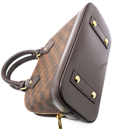 Louis-vuitton Damier Ebene Alma BB Brown