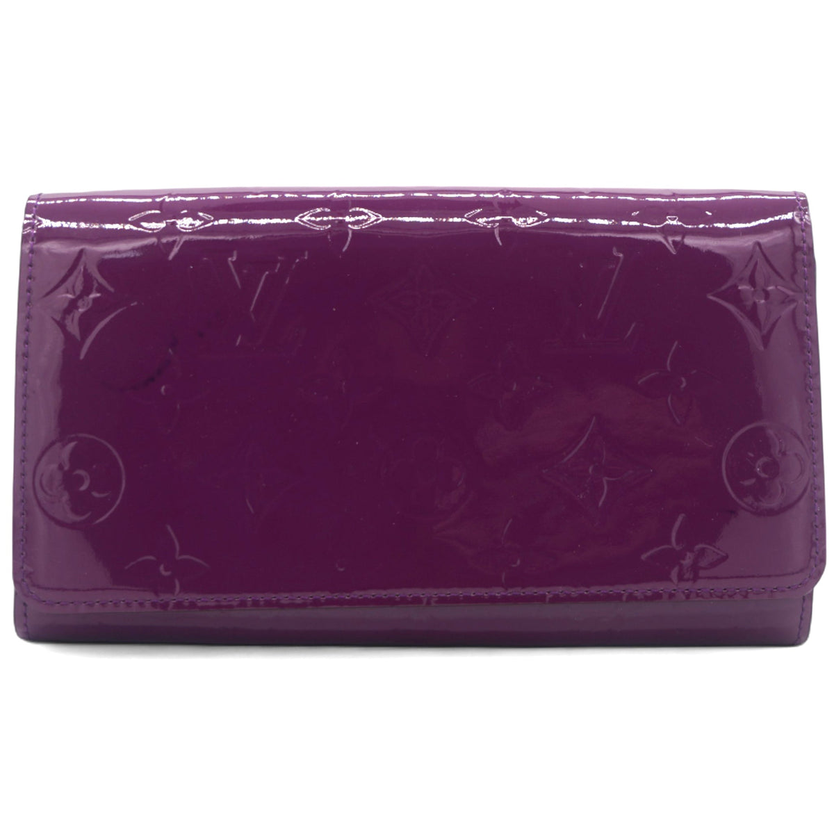 Louis-vuitton Auth Monogram Vernis Portefeuille Sarah Chain Bag