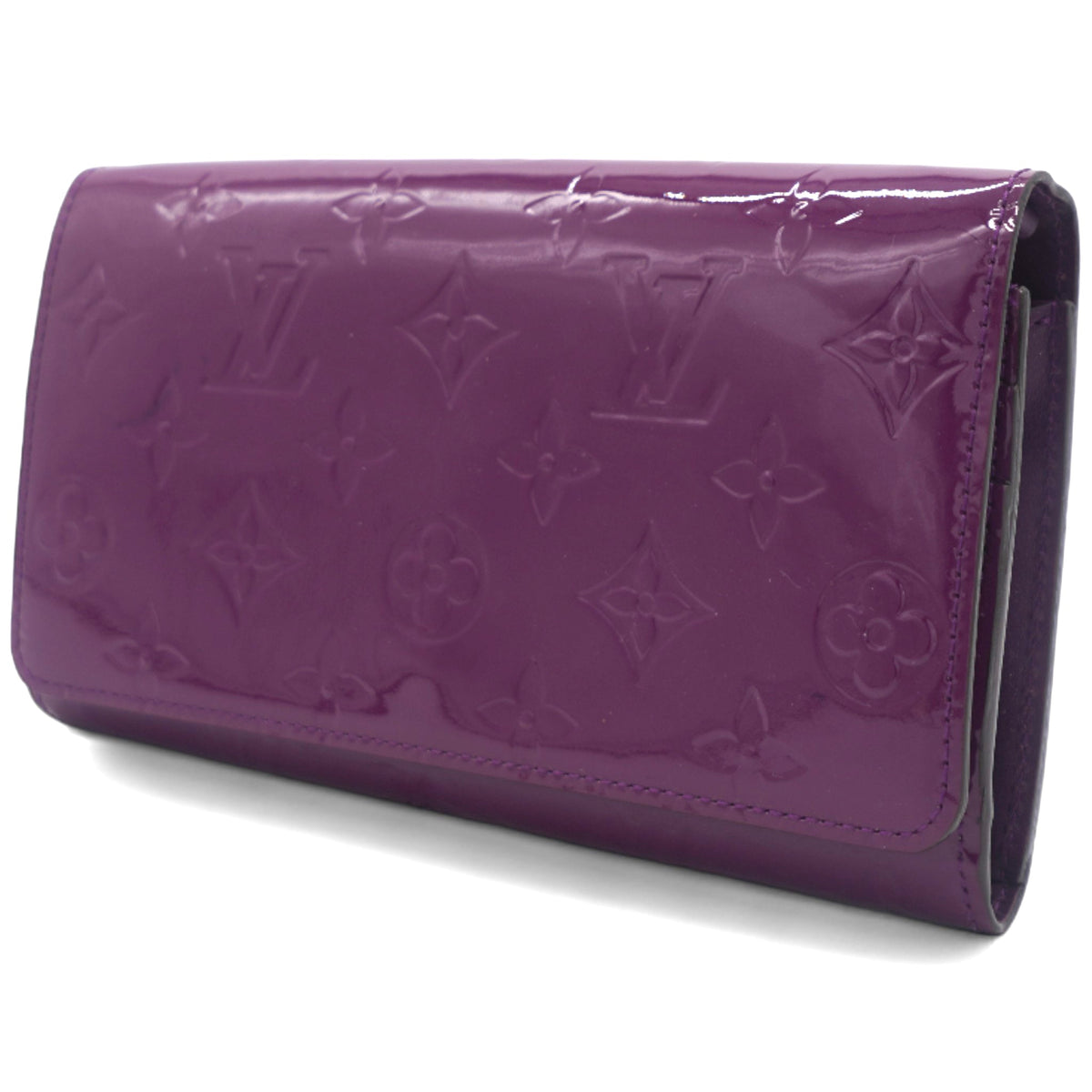 Louis-vuitton Auth Monogram Vernis Portefeuille Sarah Chain Bag