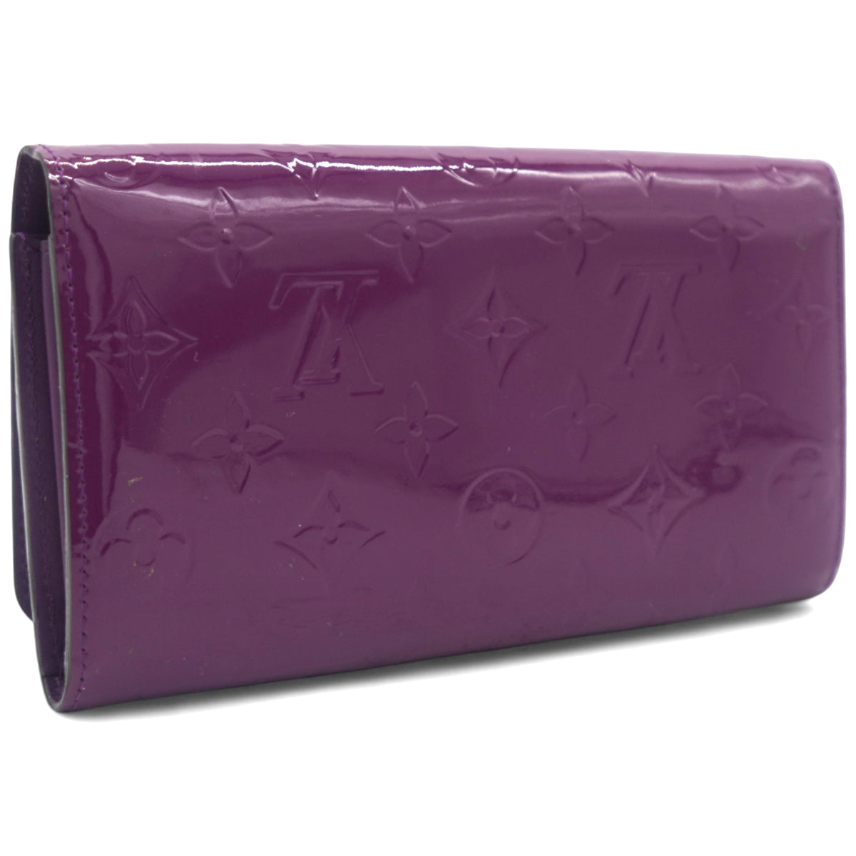 Louis-vuitton Auth Monogram Vernis Portefeuille Sarah Chain Bag