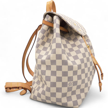 Louis-vuitton Damier Azur Sperone Backpack Grey