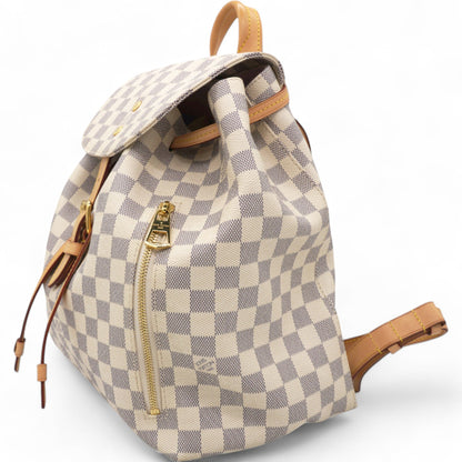 Louis-vuitton Damier Azur Sperone Backpack Grey