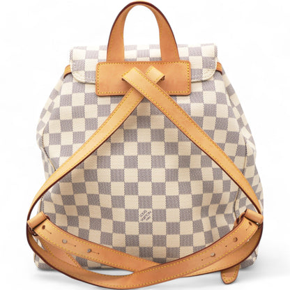 Louis-vuitton Damier Azur Sperone Backpack Grey