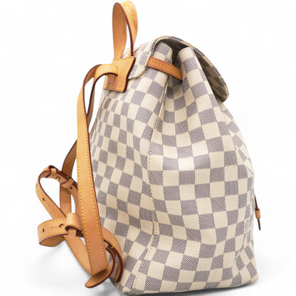 Louis-vuitton Damier Azur Sperone Backpack Grey