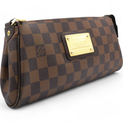 Louis-vuitton Damier Ebene Eva Clutch Brown