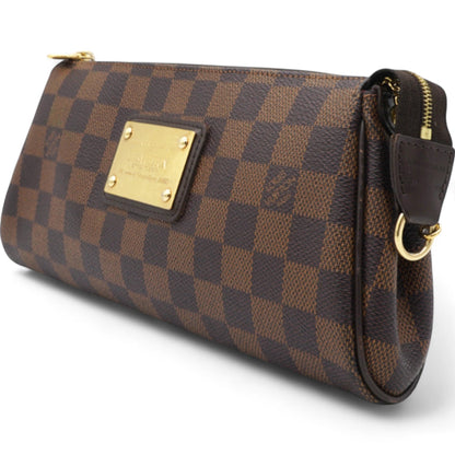 Louis-vuitton Damier Ebene Eva Clutch Brown