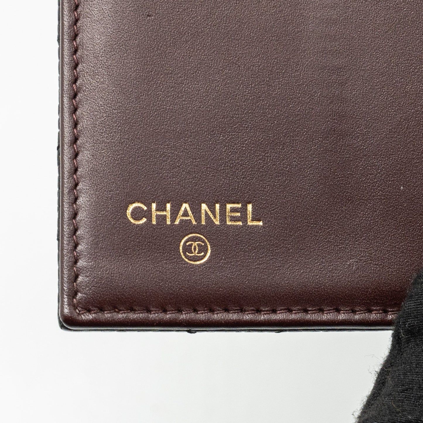 Chanel Classic flap long wallet Caviar black GHW