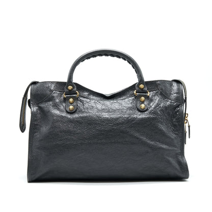 Balenciaga GIANT CITY IN DARK GREY GHW