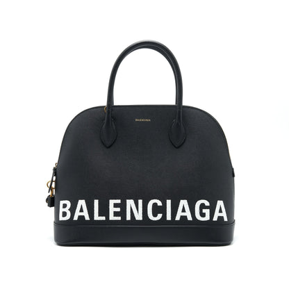 Balenciaga Large Villa Top Handle Tote Bag Black