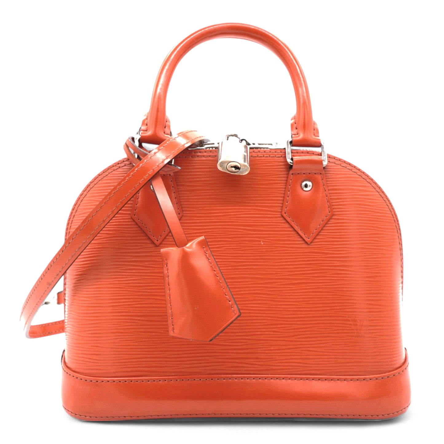 Louis-vuitton Epi Alma BB Piment Orange