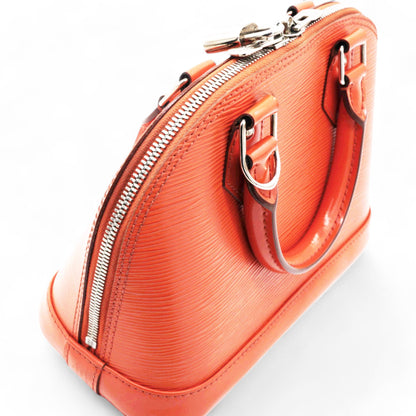 Louis-vuitton Epi Alma BB Piment Orange