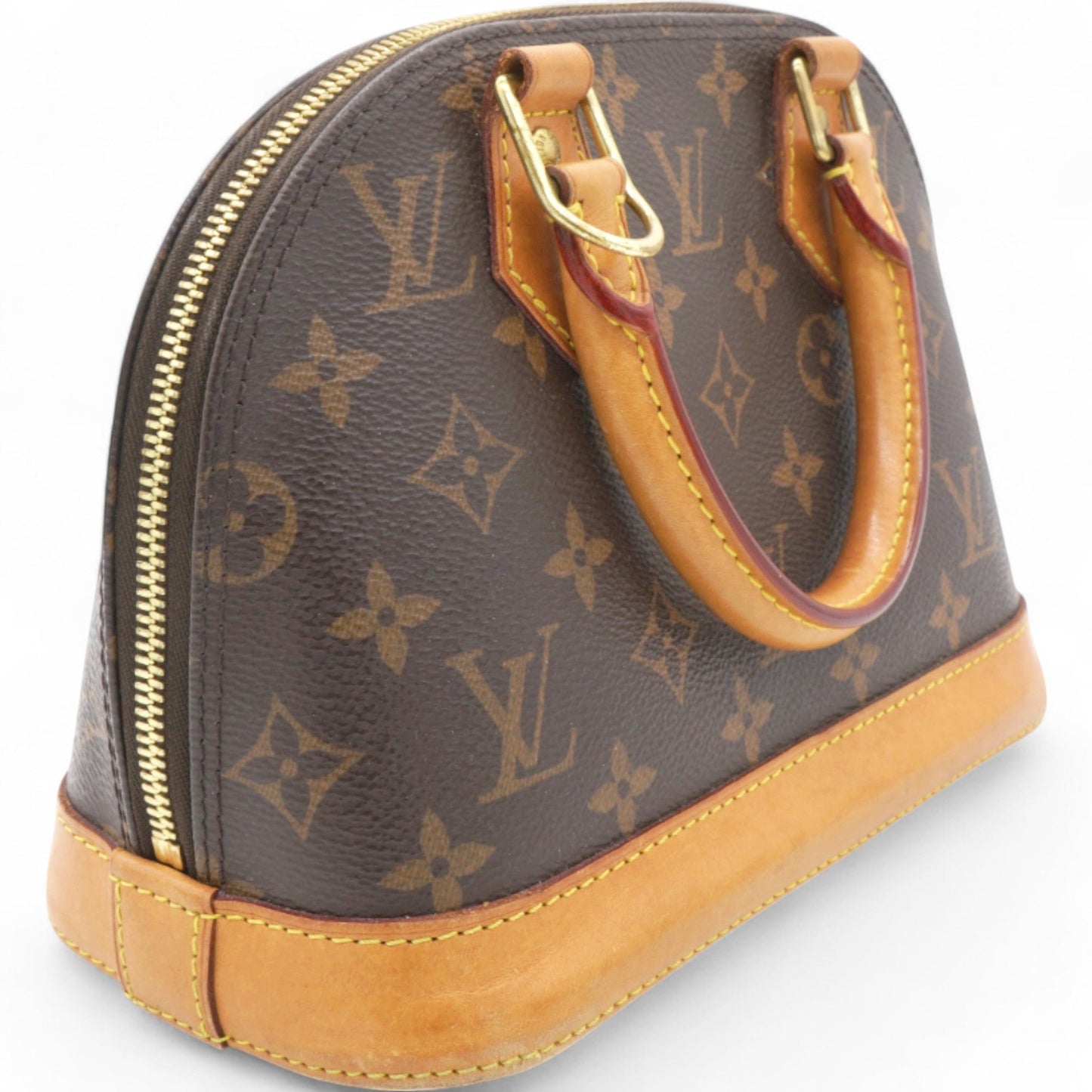 Louis-vuitton Monogram Canvas Alma BB Brown