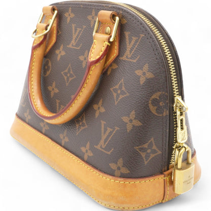 Louis-vuitton Monogram Canvas Alma BB Brown