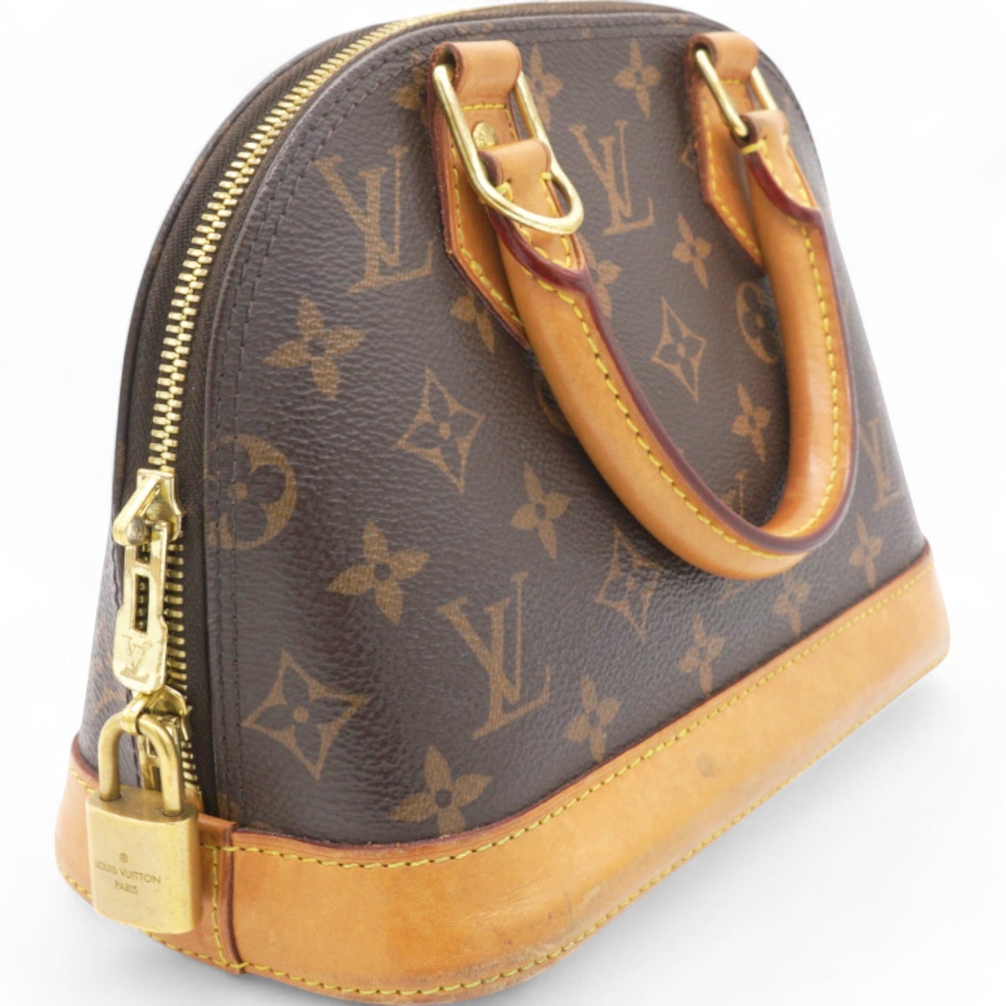 Louis-vuitton Monogram Canvas Alma BB Brown