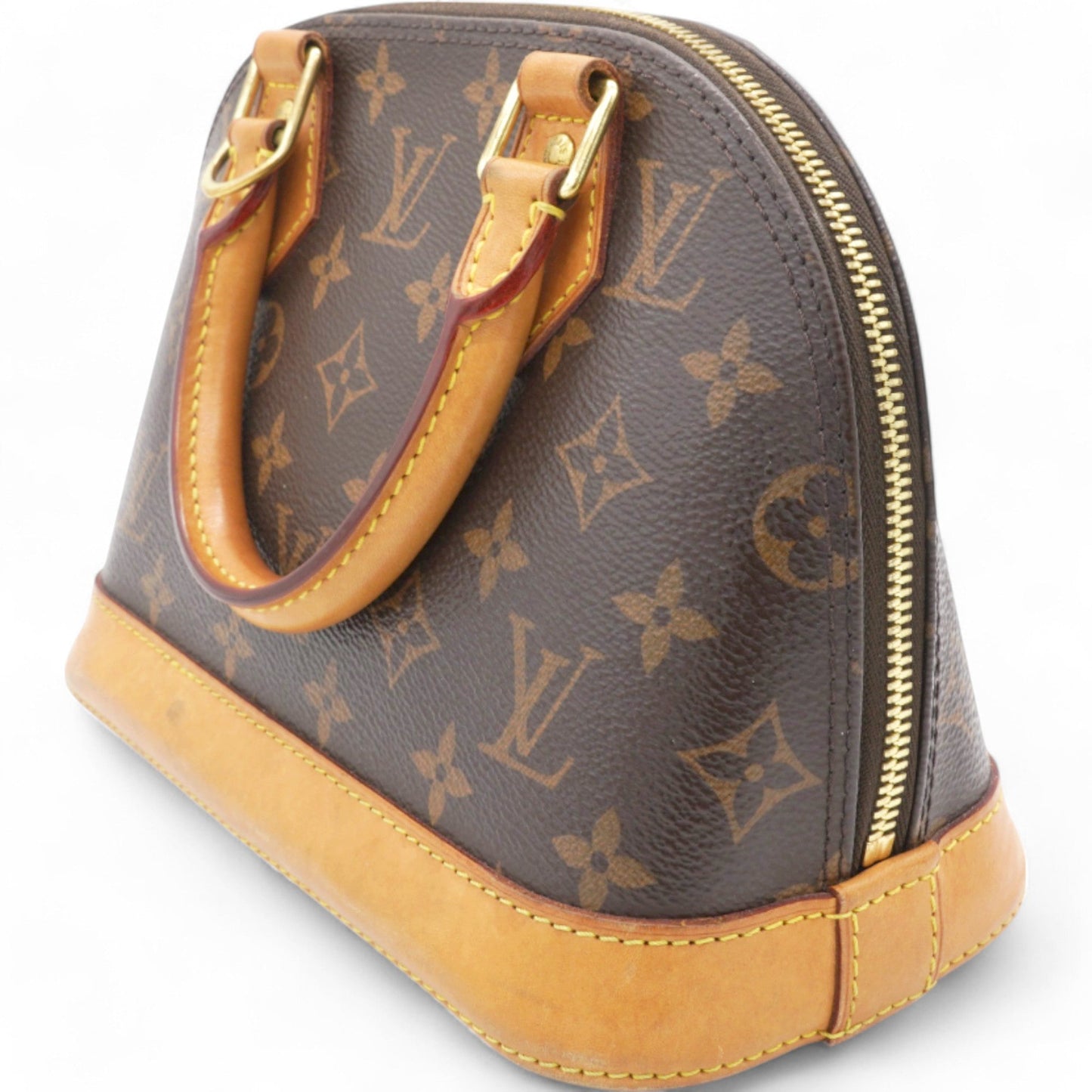 Louis-vuitton Monogram Canvas Alma BB Brown
