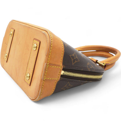 Louis-vuitton Monogram Canvas Alma BB Brown