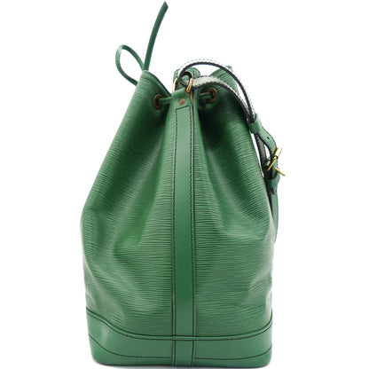 Louis-vuitton Borneo Green Epi Leather Noe Shoulder Bag