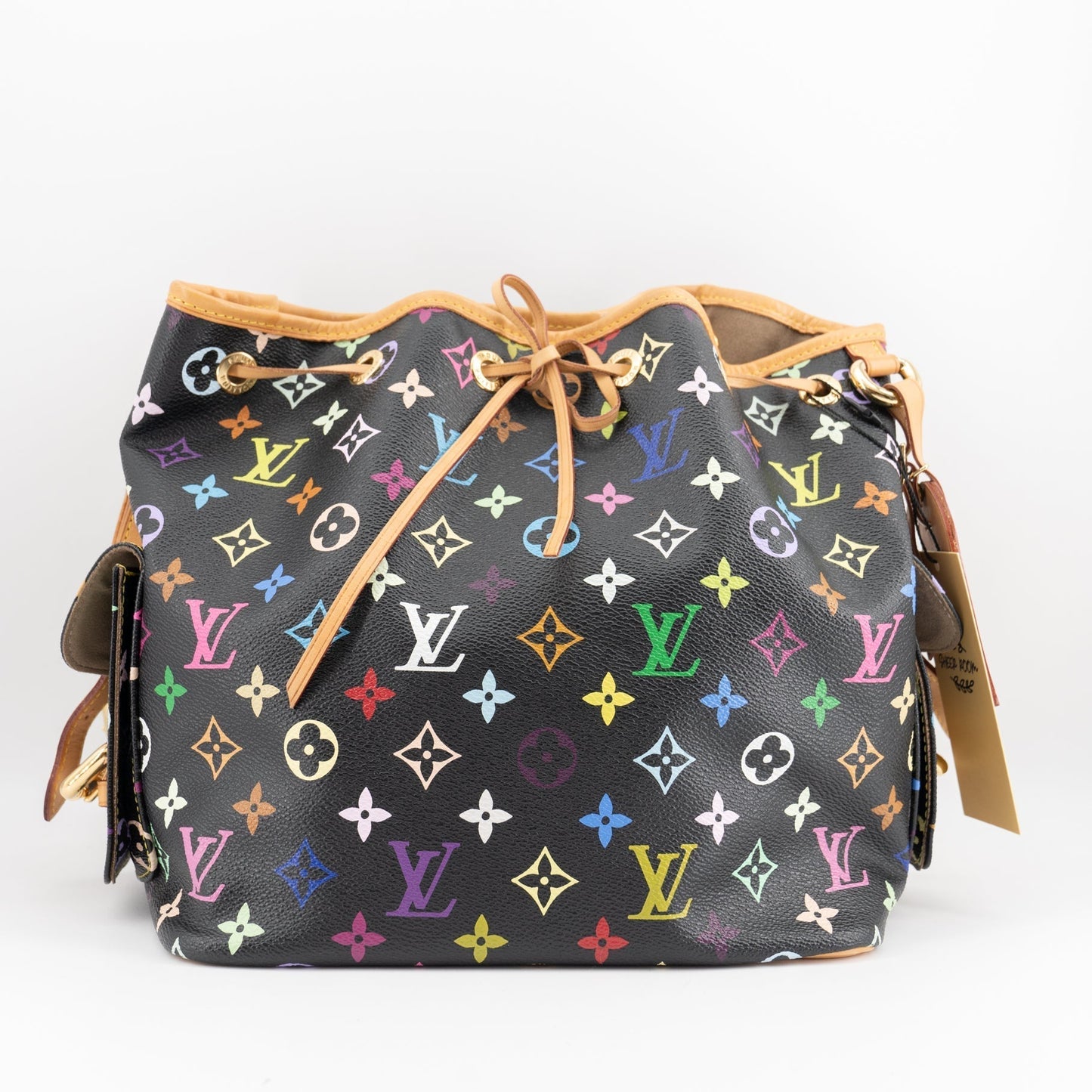 Louis Vuitton Black Monogram Multicolor Petit Noe Bag