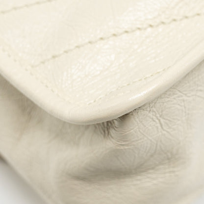Saint Laurent/ YSL Medium Niki Calfskin White SHW