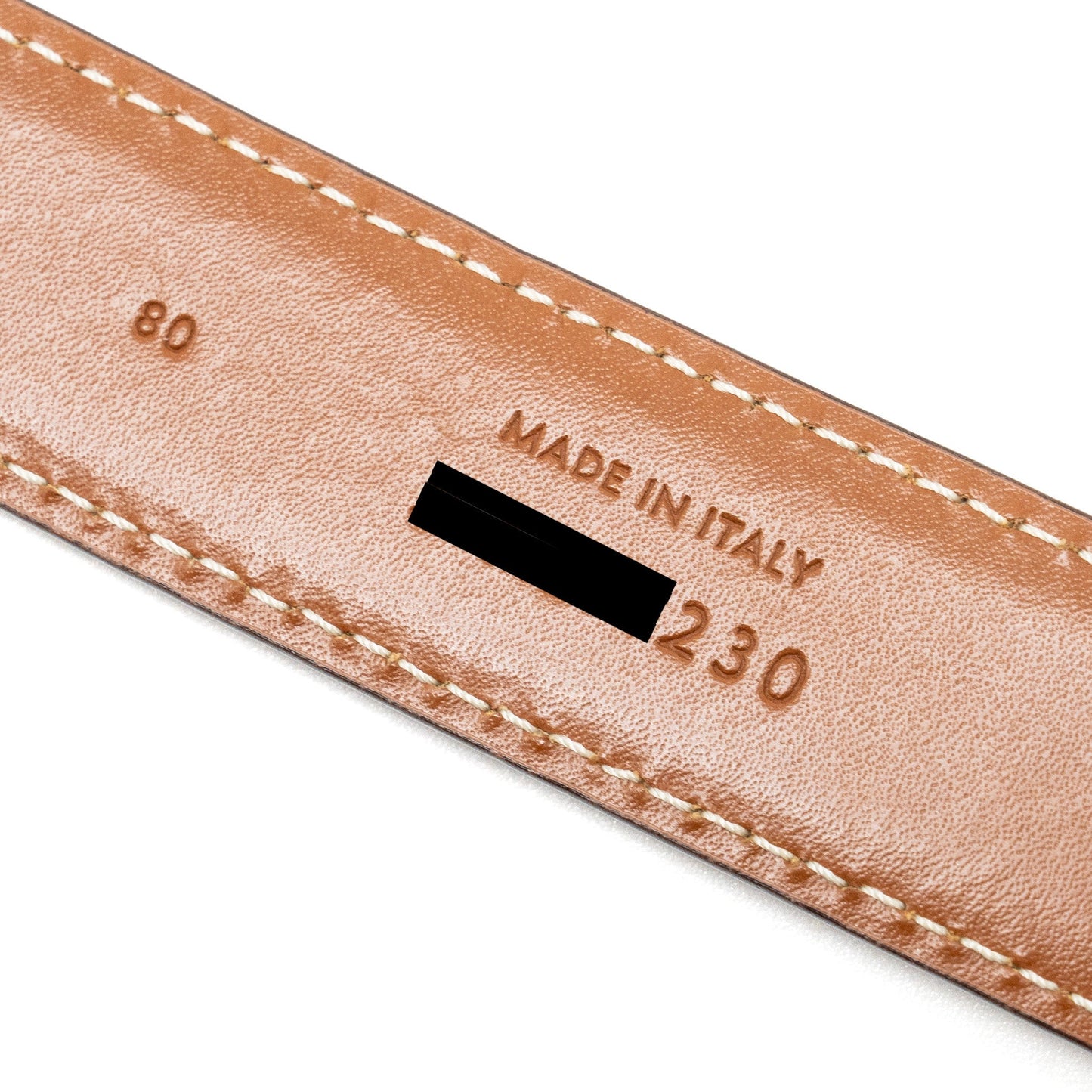 Celine size 80 SMALL TRIOMPHE BELT IN NATURAL CALFSKIN TAN GHW