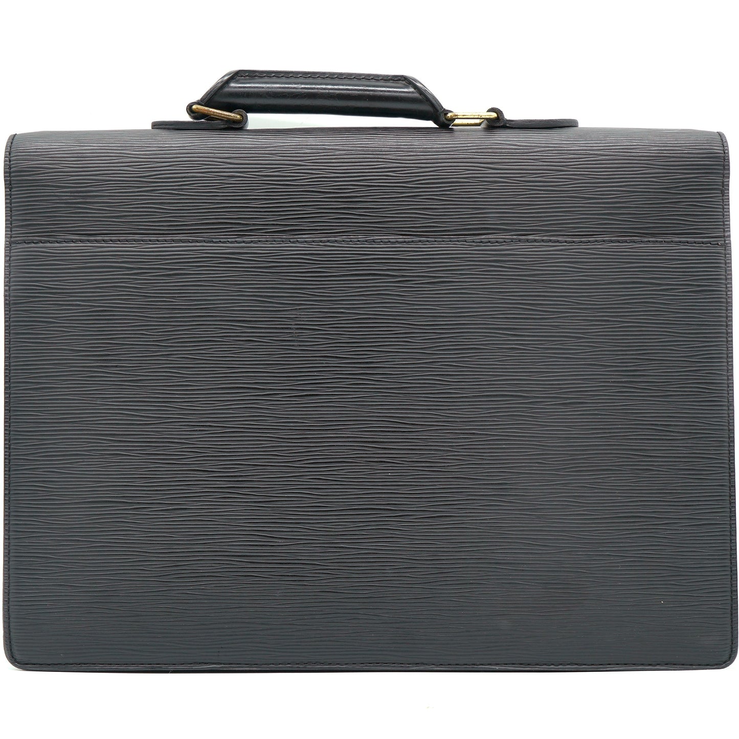 Louis-vuitton Black Epi Leather Ambassador Briefcase