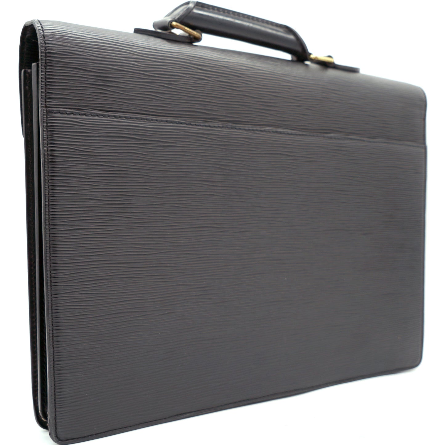 Louis-vuitton Black Epi Leather Ambassador Briefcase