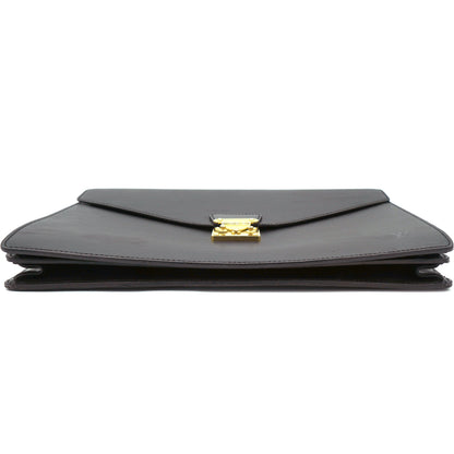 Louis-vuitton Black Epi Leather Ambassador Briefcase