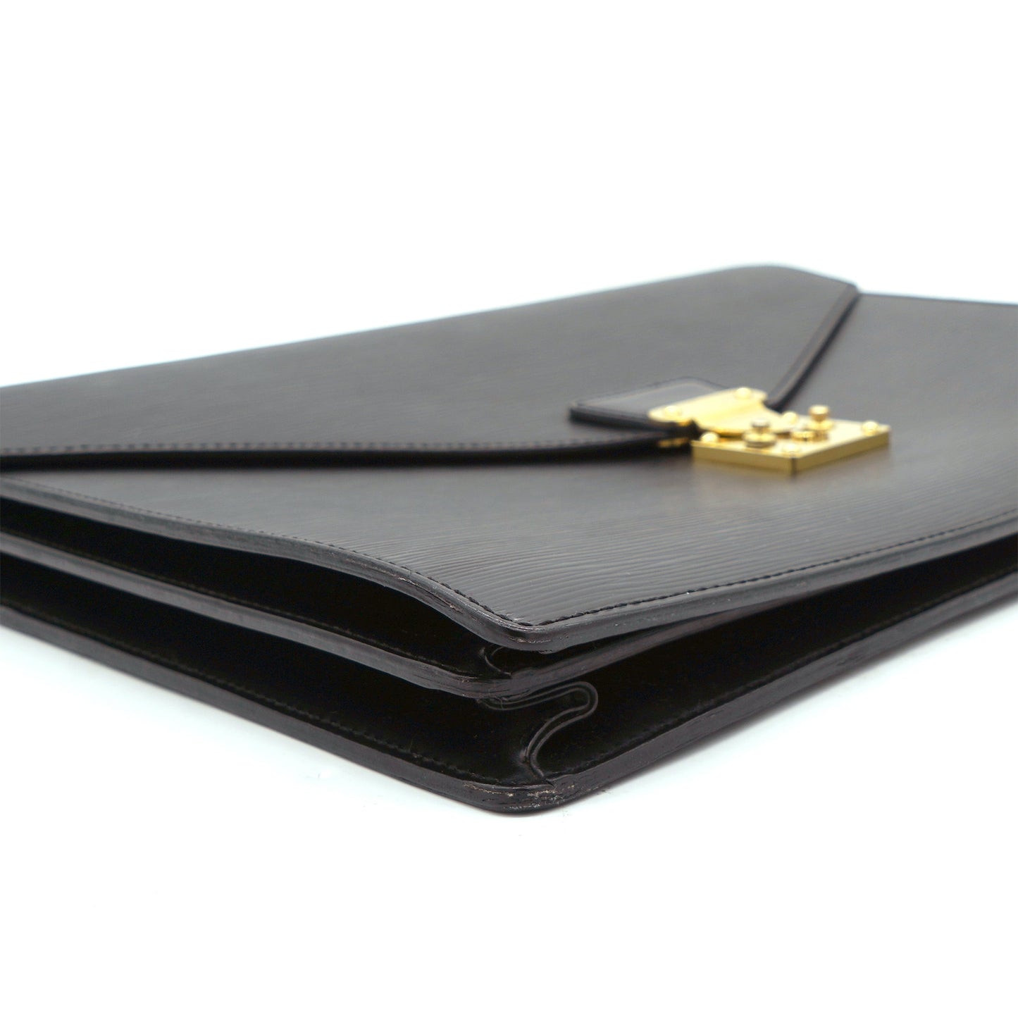Louis-vuitton Black Epi Leather Ambassador Briefcase