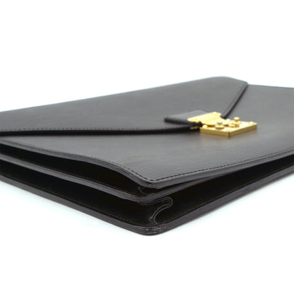 Louis-vuitton Black Epi Leather Ambassador Briefcase