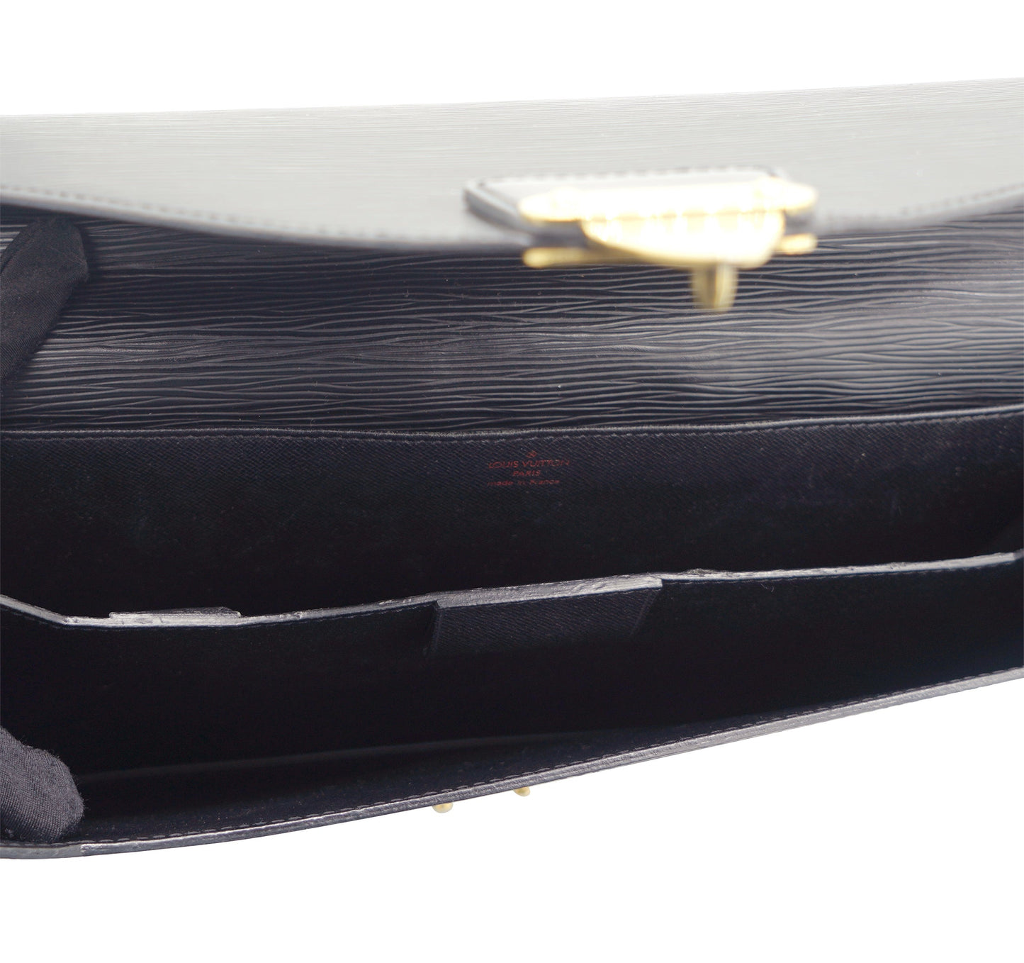 Louis-vuitton Black Epi Leather Ambassador Briefcase