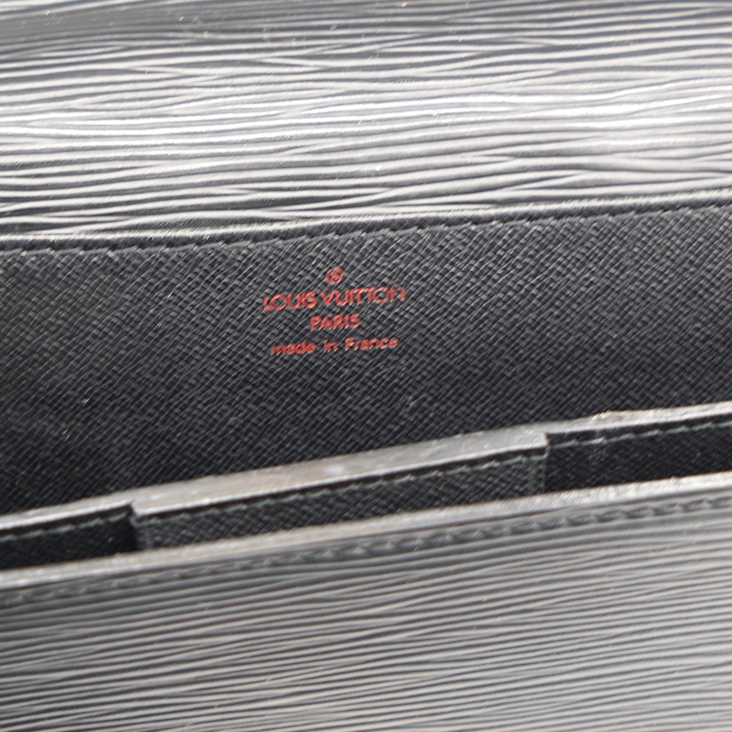 Louis-vuitton Black Epi Leather Ambassador Briefcase